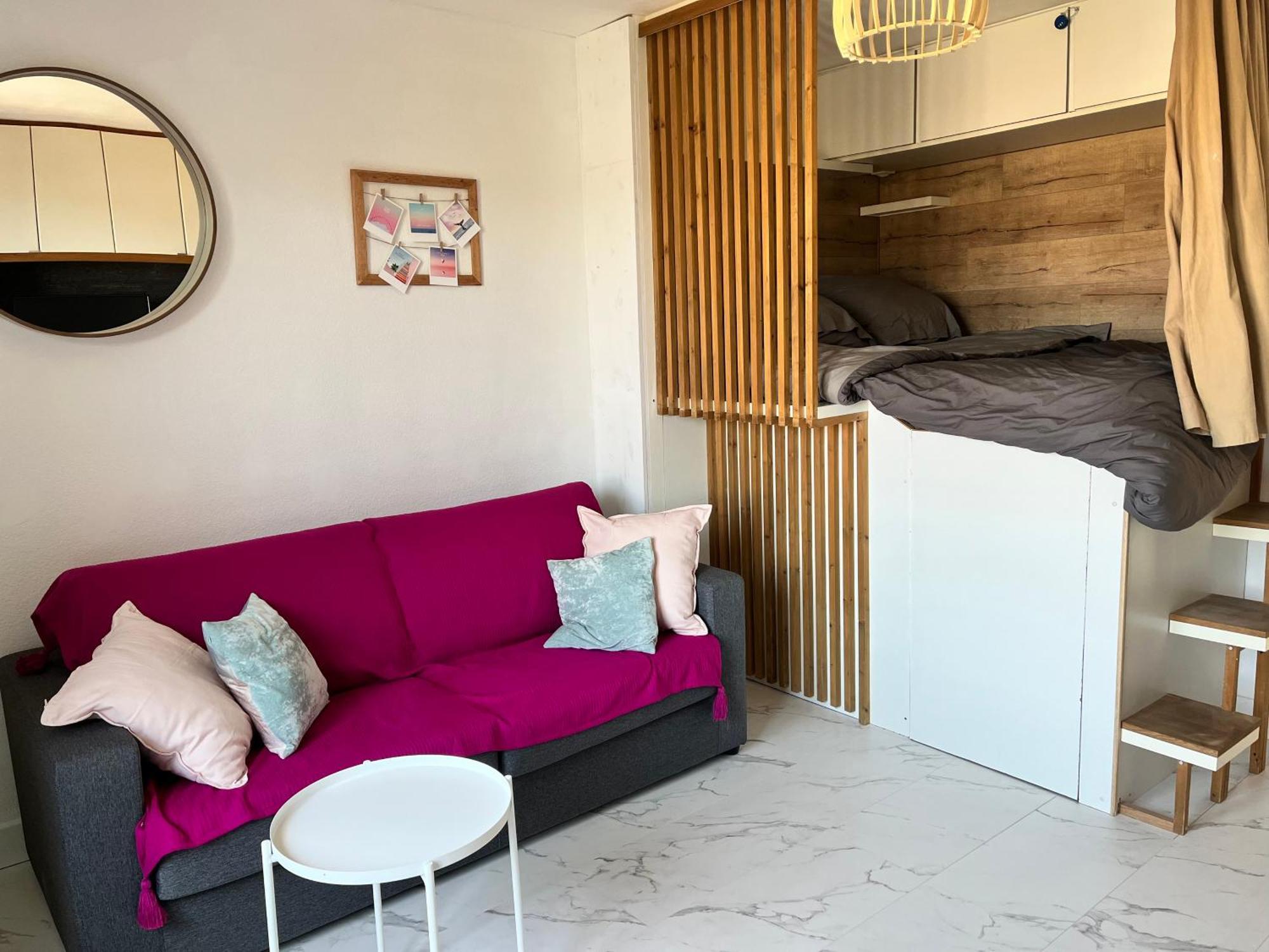 Charmant Studio Pour 3 Personnes Vallauris Exteriör bild